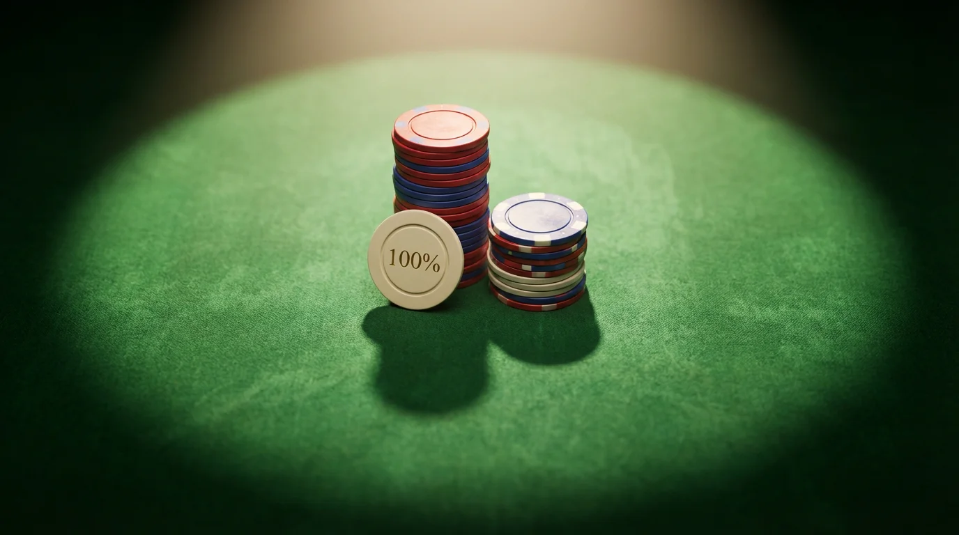 Deposit match casino bonus UK — how 100% matches work